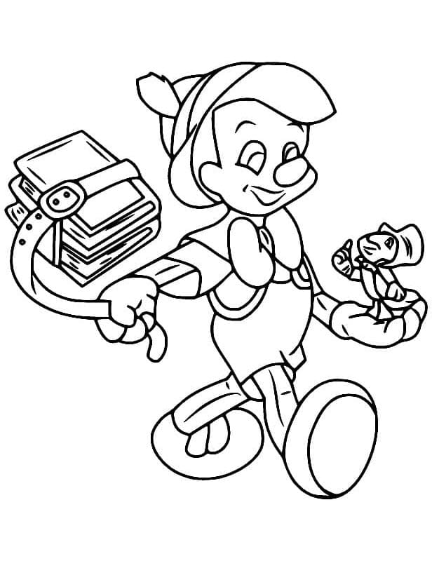 Erstaunlicher Pinocchio ausmalbilder