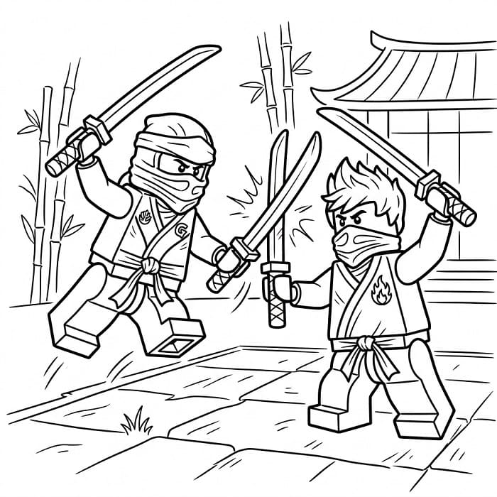 Erstaunliches Ninjago ausmalbilder