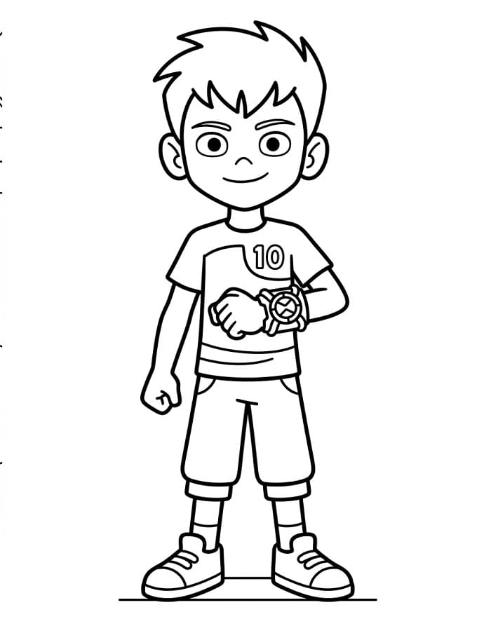 Fantastischer Ben 10 ausmalbilder