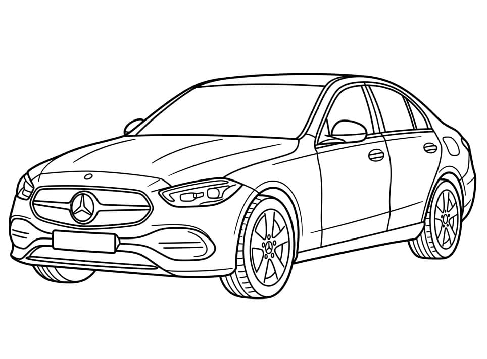 Mercedes Benz ausmalbilder