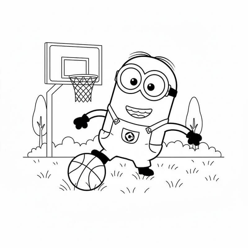 Fantastischer Minion ausmalbilder