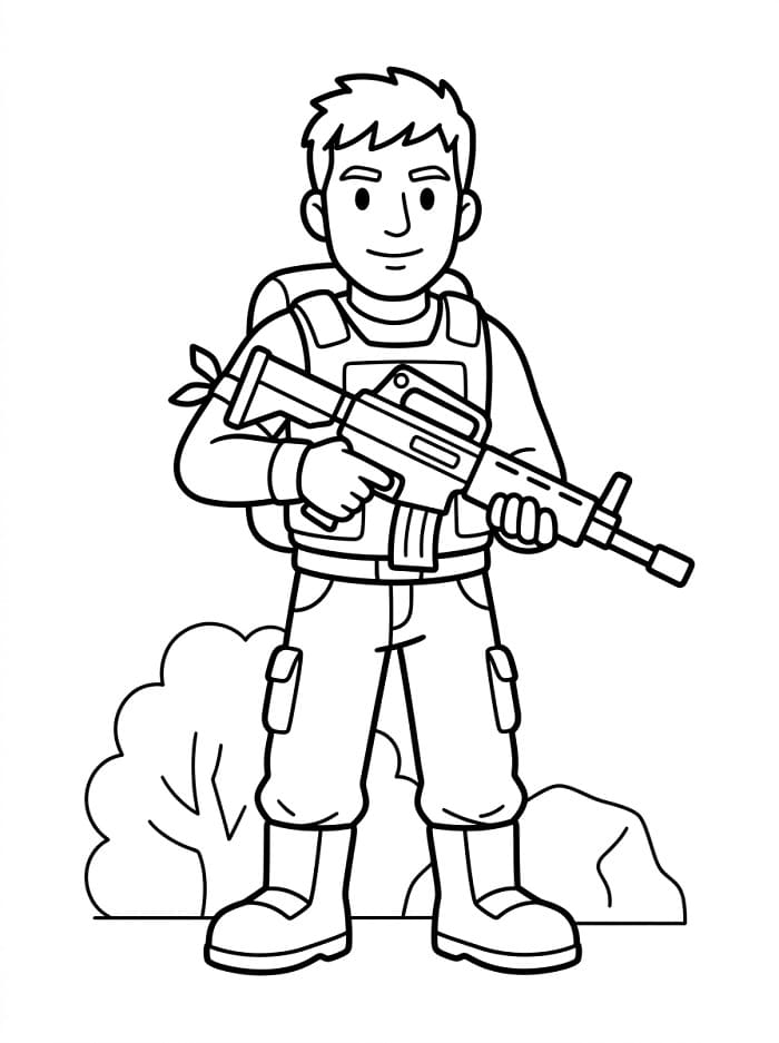 Fortnite Junge ausmalbilder
