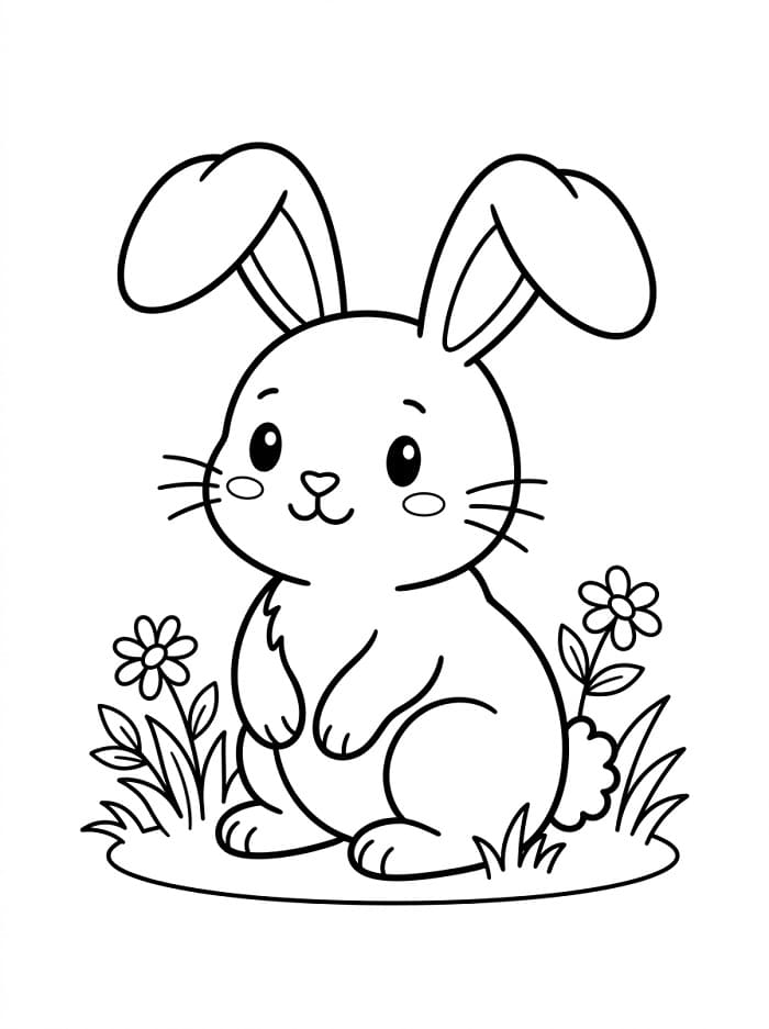 Hasen und Kaninchen ausmalbilder