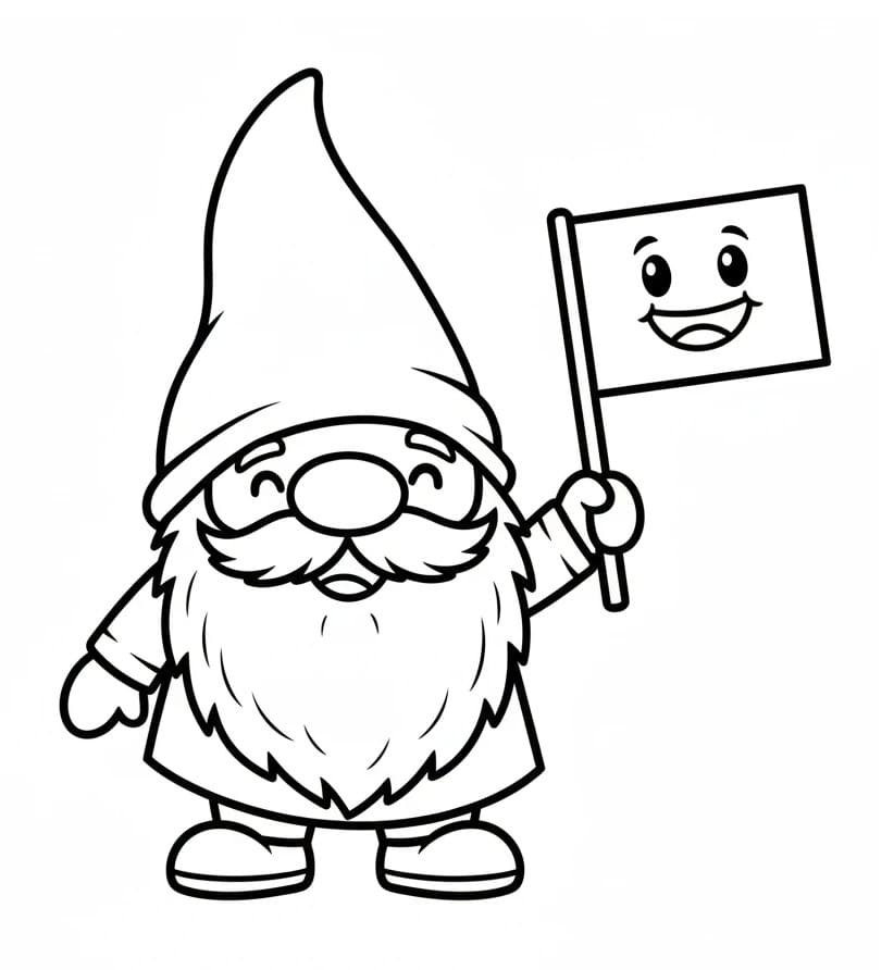 Gnom Bild ausmalbilder