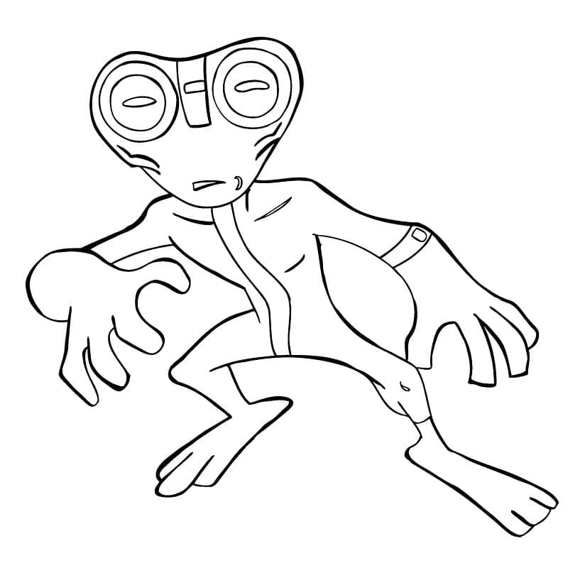 Gratis druckbarer Ben 10 ausmalbilder