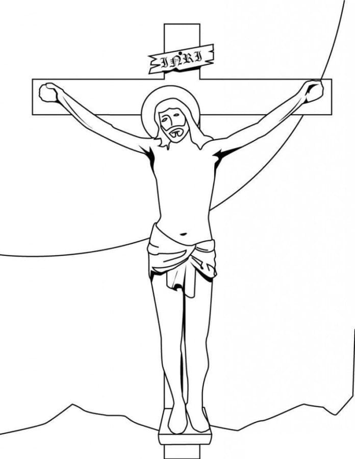Gratis druckbarer Jesus ausmalbilder