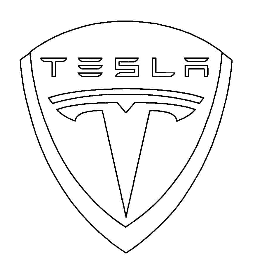 Gratis druckbarer Tesla ausmalbilder