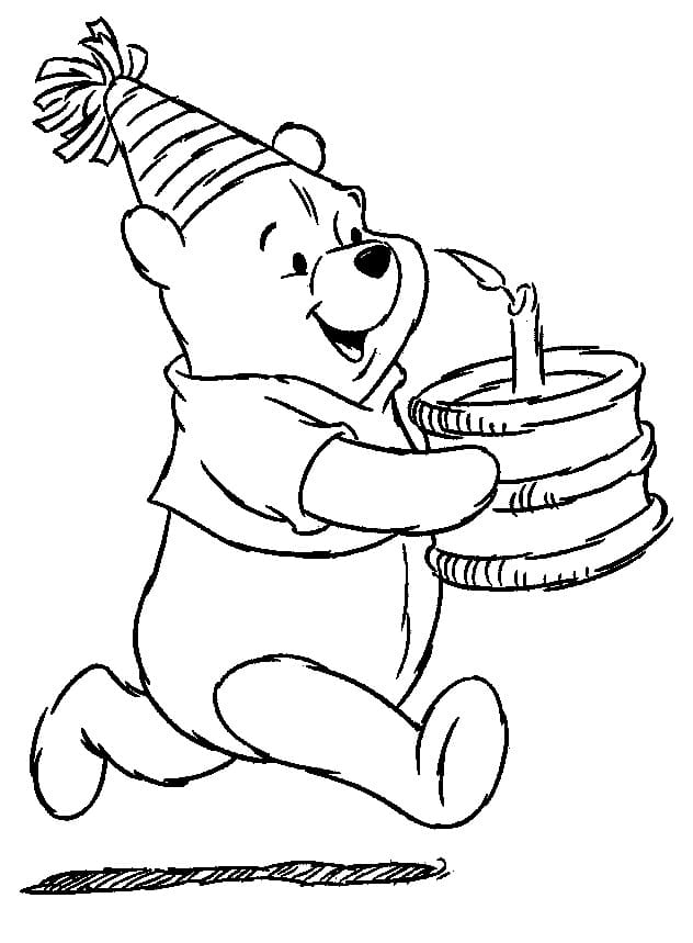 Gratis druckbarer Winnie Puuh ausmalbilder