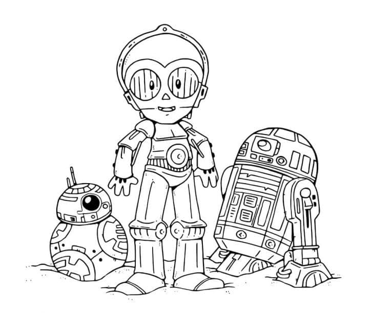 Gratis druckbares Star Wars ausmalbilder