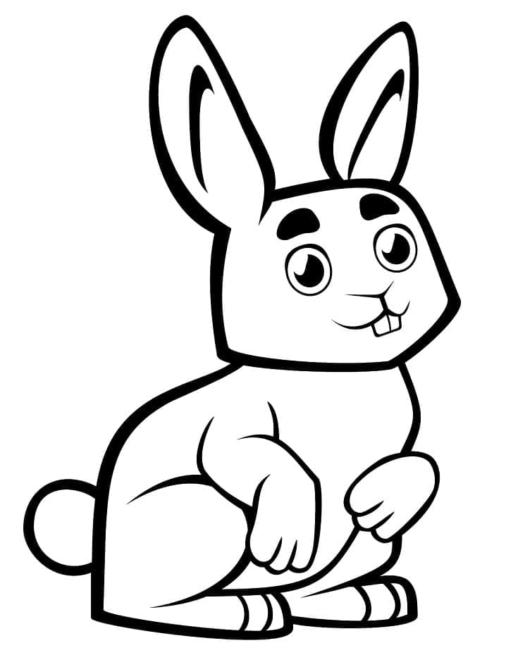 Hase kostenloses Bild ausmalbilder