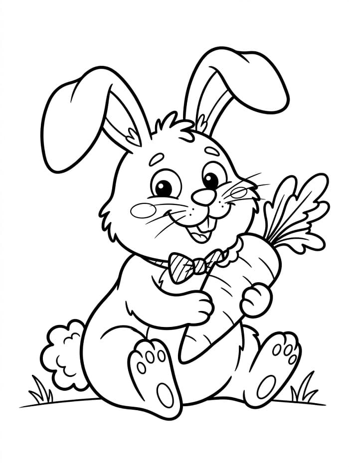 Hase zum Ausdrucken ausmalbilder
