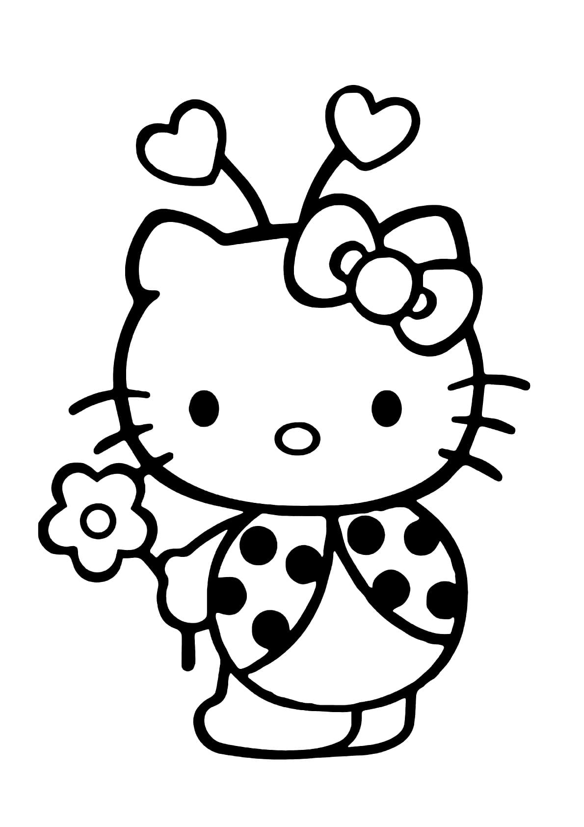 Hello Kitty (1) ausmalbilder