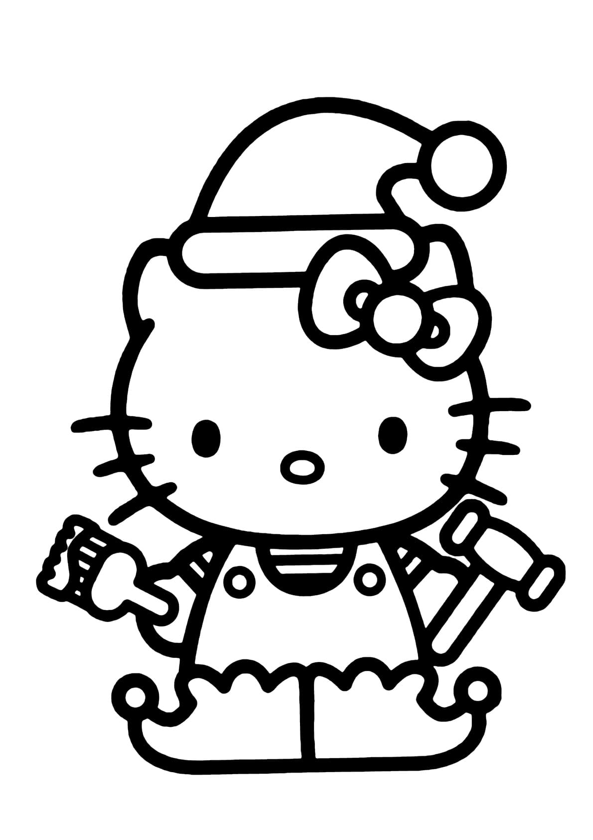 Hello Kitty (2) ausmalbilder