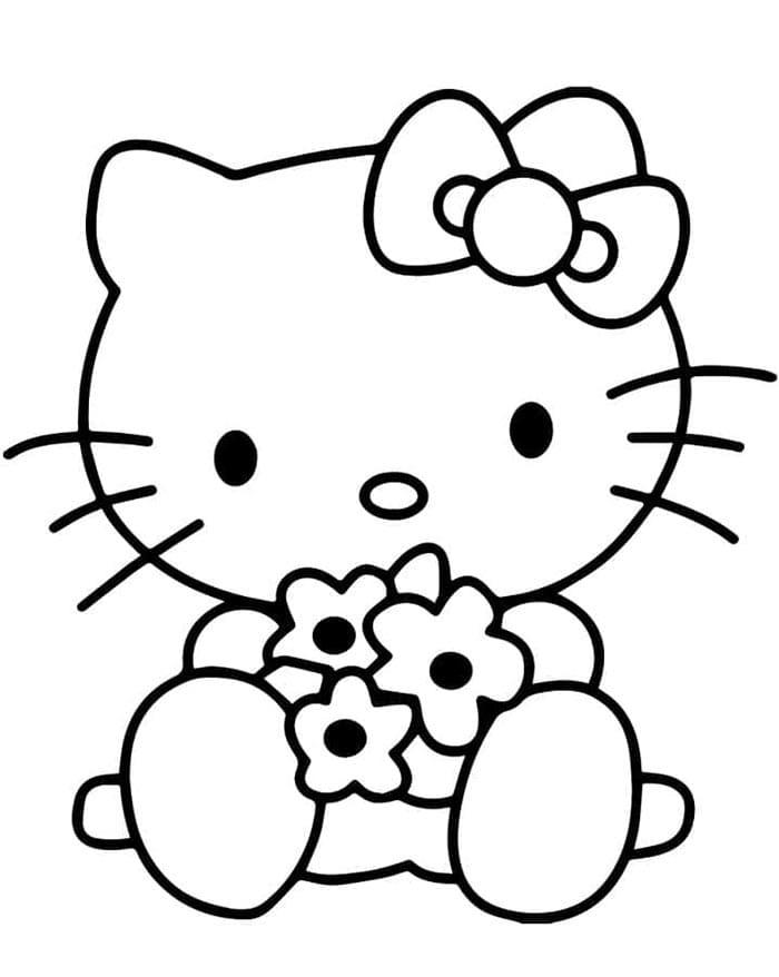 Hello Kitty ausmalbilder