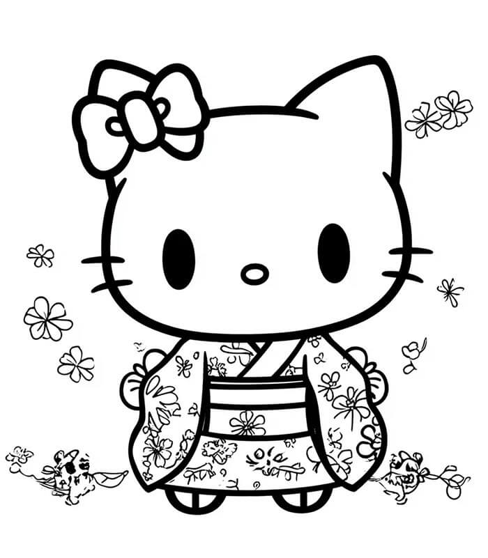 Hello Kitty für 5-jährige Kinder ausmalbilder