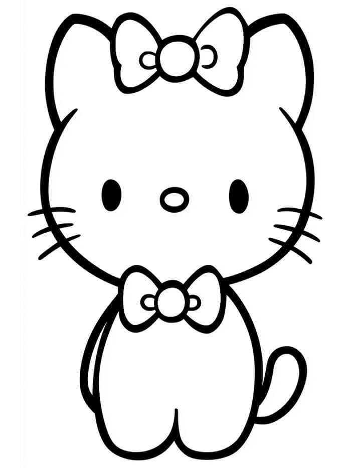 Hello Kitty für 6-jährige Kinder ausmalbilder