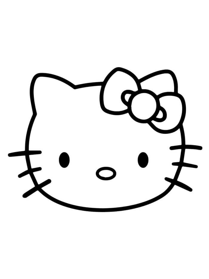 Hello Kitty kostenloses Motiv ausmalbilder