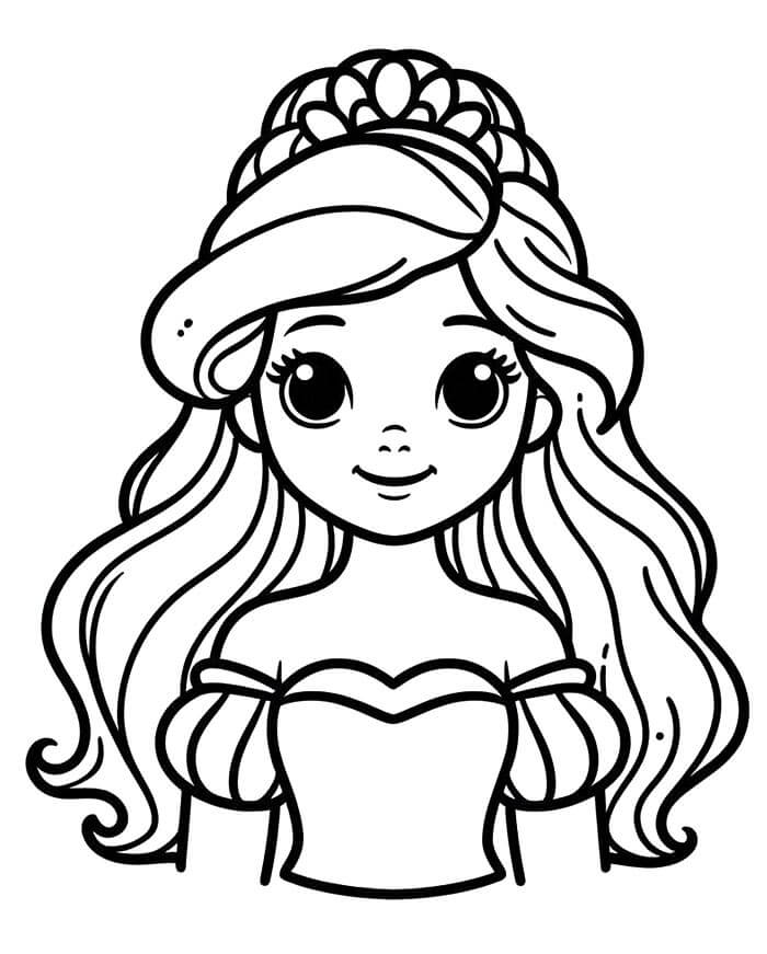 Hübsche Arielle ausmalbilder