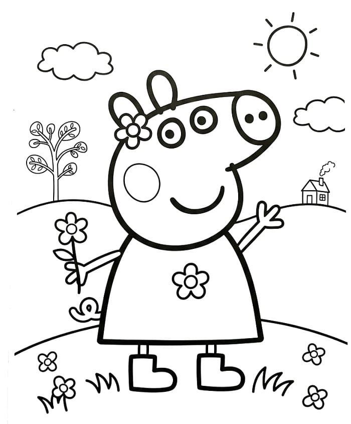 Peppa Wutz (Peppa Pig) ausmalbilder