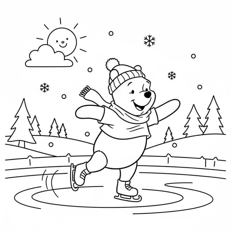 Hübscher Winnie Puuh ausmalbilder