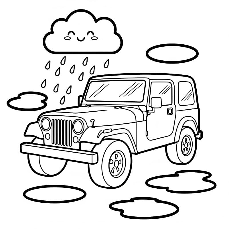 Jeep zum Ausdrucken ausmalbilder