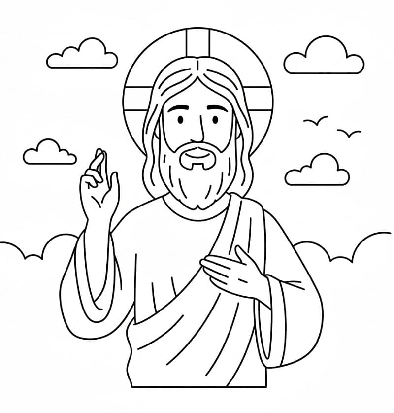 Jesus Malvorlage ausmalbilder