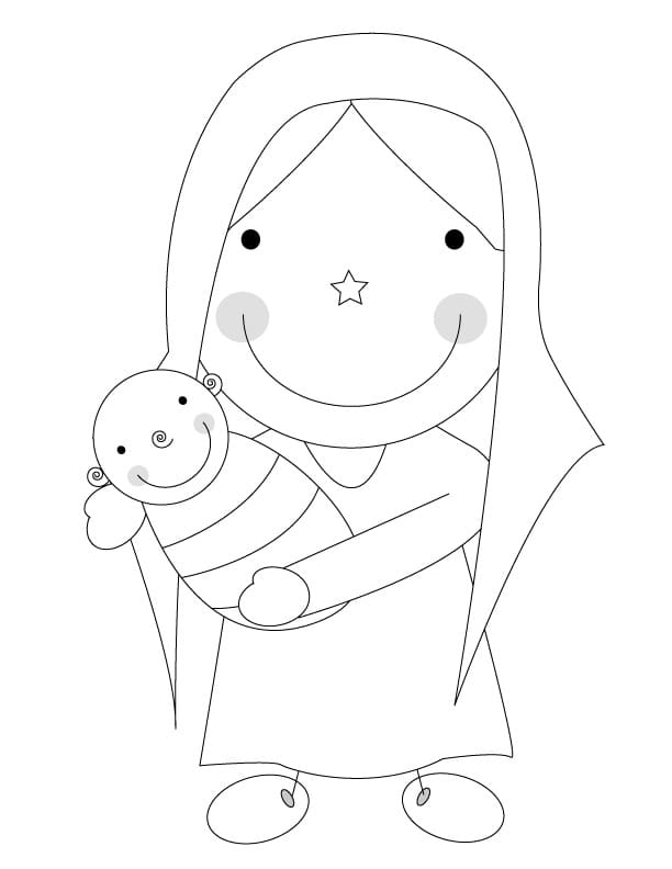 Jesus für 2-jährige Kinder ausmalbilder