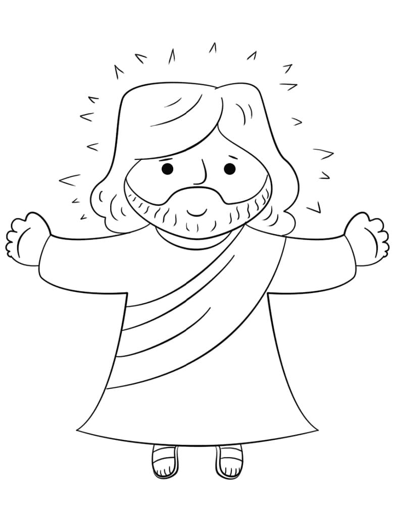 Jesus für 5-jährige Kinder ausmalbilder
