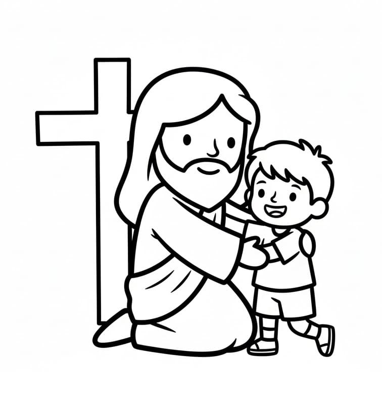 Jesus für Kinder ausmalbilder