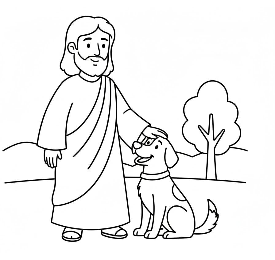 Jesus kostenloses Bild ausmalbilder