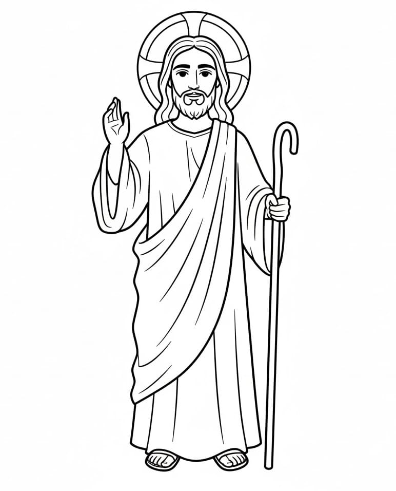 Jesus zum Ausdrucken ausmalbilder