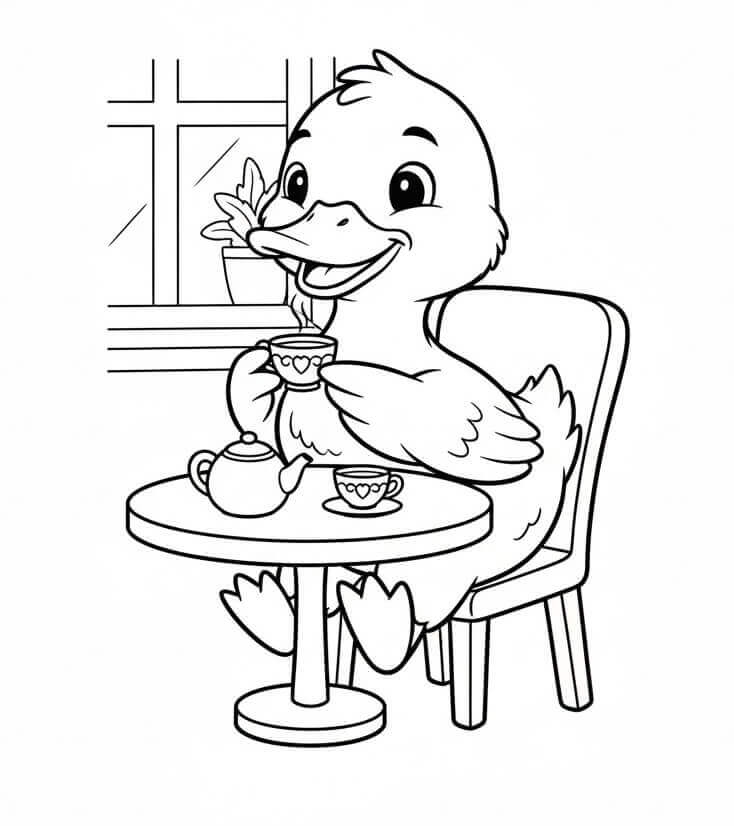 Kleine Ente ausmalbilder