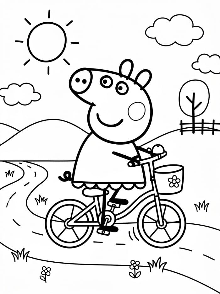 Kleine Peppa Wutz ausmalbilder