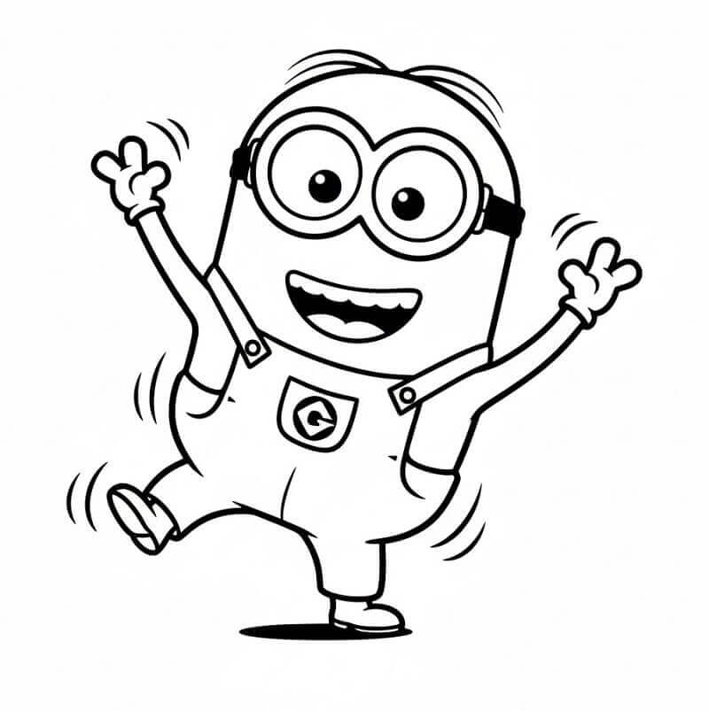 Kleiner Minion ausmalbilder
