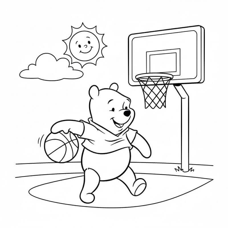 Kleiner niedlicher Winnie Puuh ausmalbilder