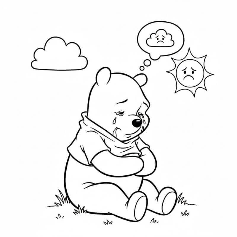 Kleiner süßer Winnie Puuh ausmalbilder