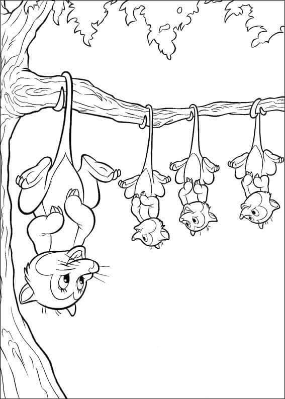 Kostenfrei druckbare Bambi Vorlage ausmalbilder