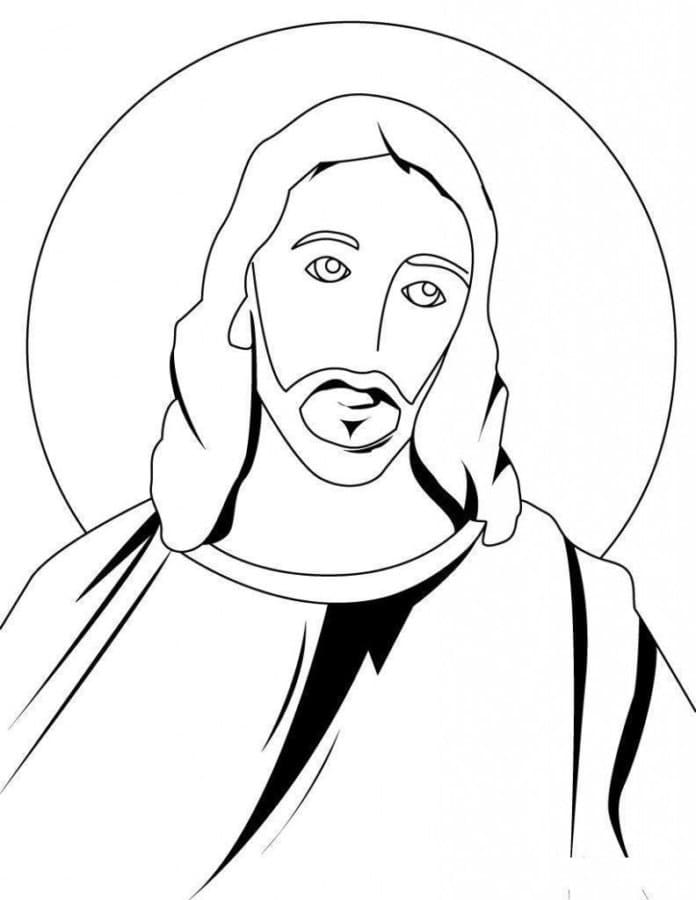 Kostenfrei druckbare Jesus Vorlage ausmalbilder