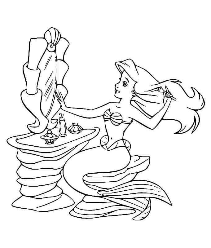 Kostenfrei druckbares Arielle die Meerjungfrau ausmalbilder