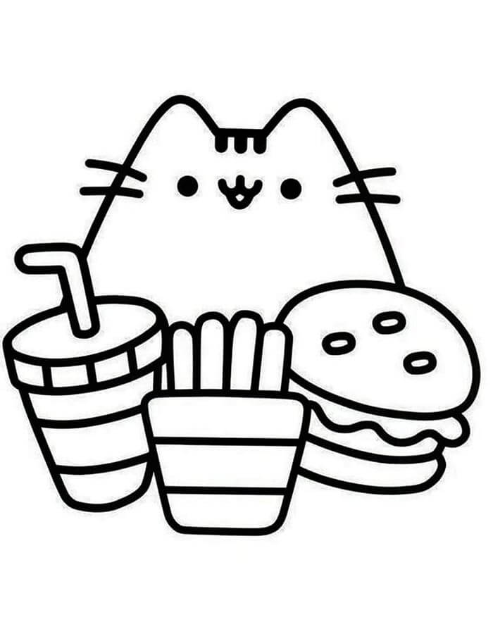 Kostenlos Pusheen Druckbare ausmalbilder