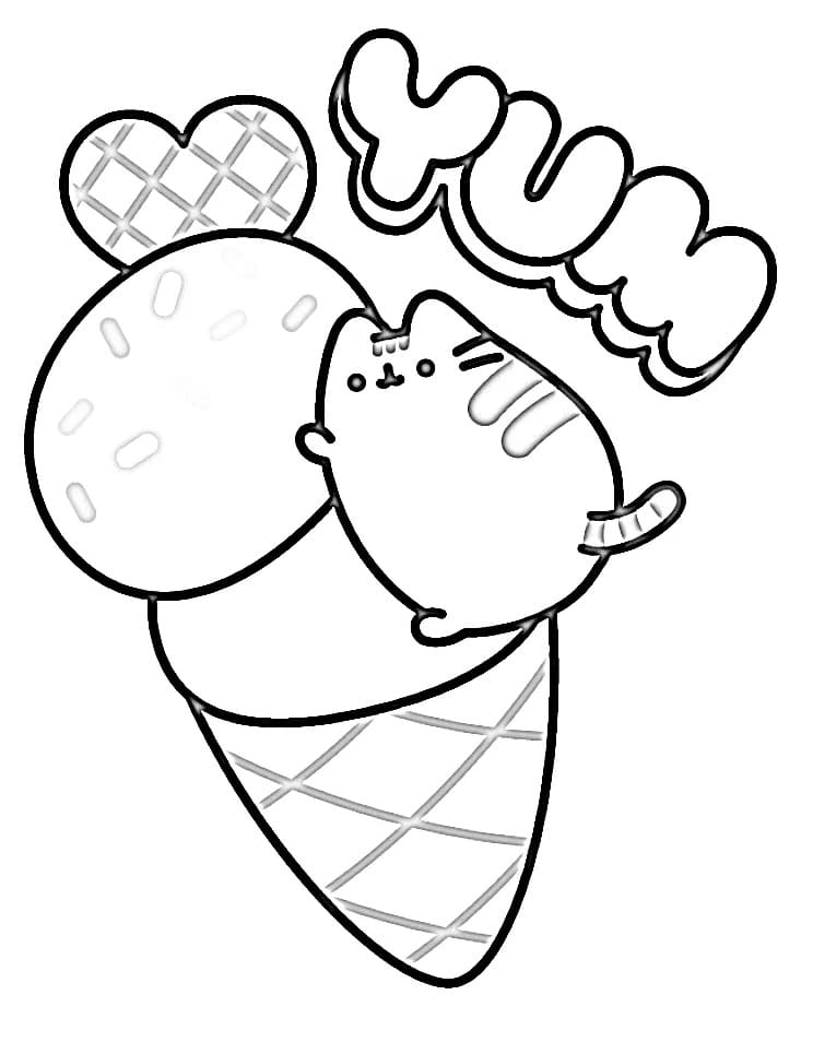 Kostenlos druckbare Pusheen ausmalbilder