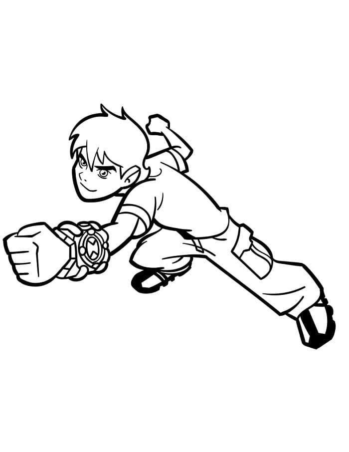 Kostenlos druckbarer Ben 10 ausmalbilder