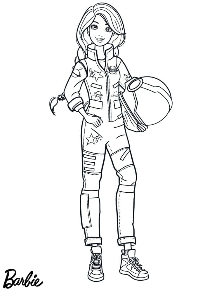 Kostenlose Barbie ausmalbilder