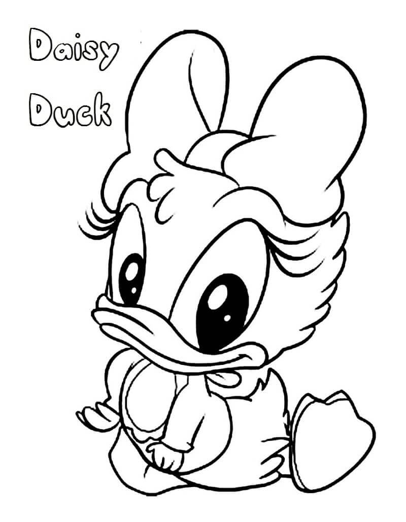 Kostenlose Daisy Duck zum Ausdrucken ausmalbilder