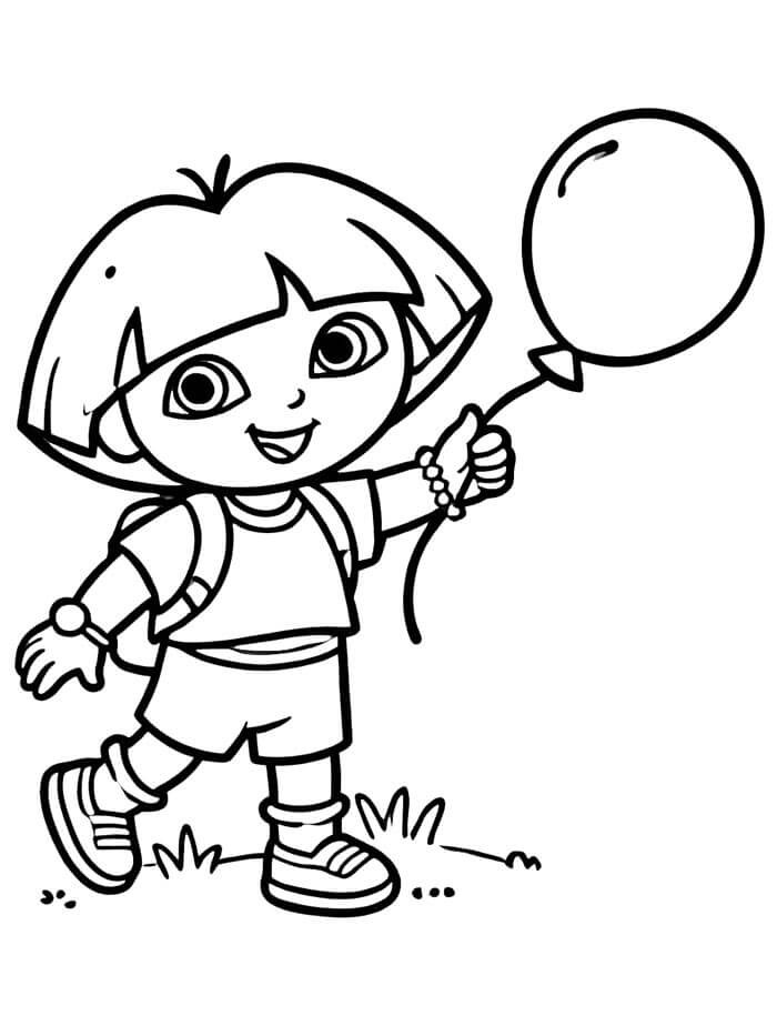 Kostenlose Dora für Kinder ausmalbilder