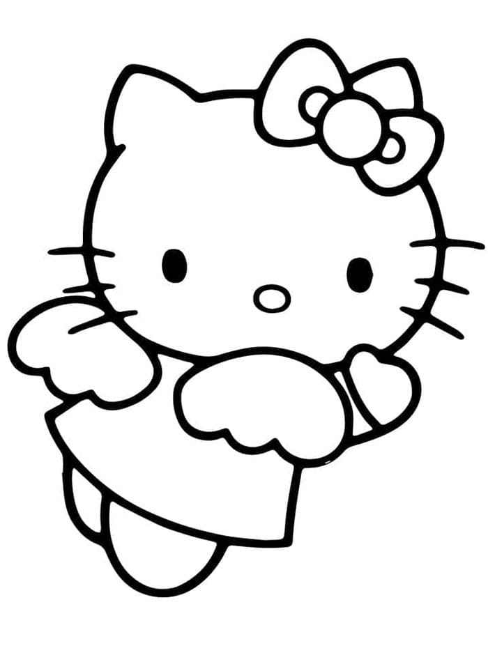 Kostenlose Hello Kitty ausmalbilder