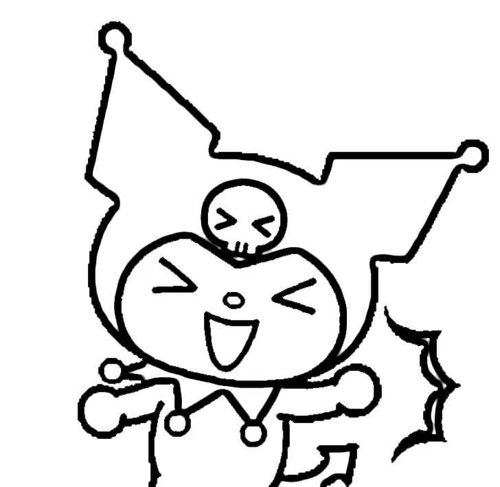 Kostenlose Kuromi für Kinder ausmalbilder