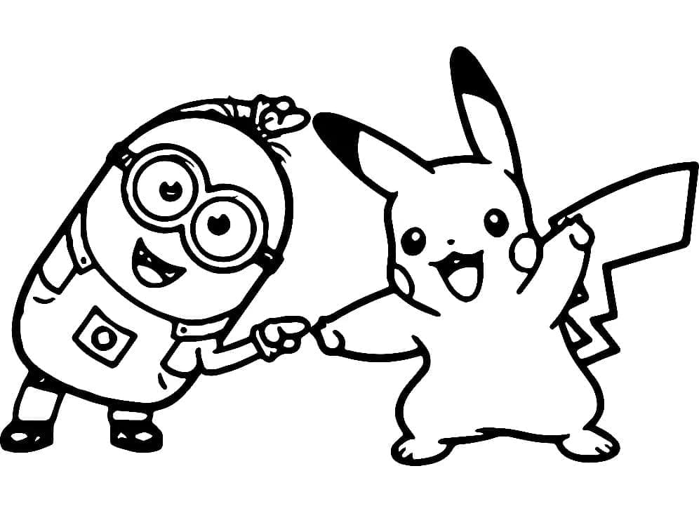 Kostenlose Minion Druckvorlage ausmalbilder