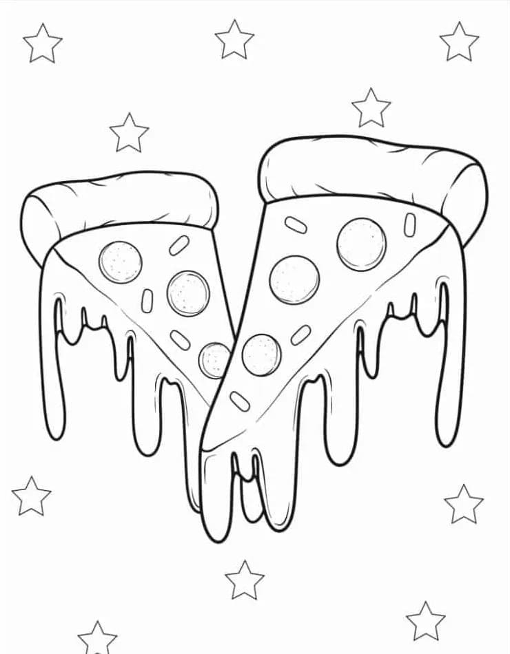 Kostenlose Pizza zum Ausdrucken ausmalbilder