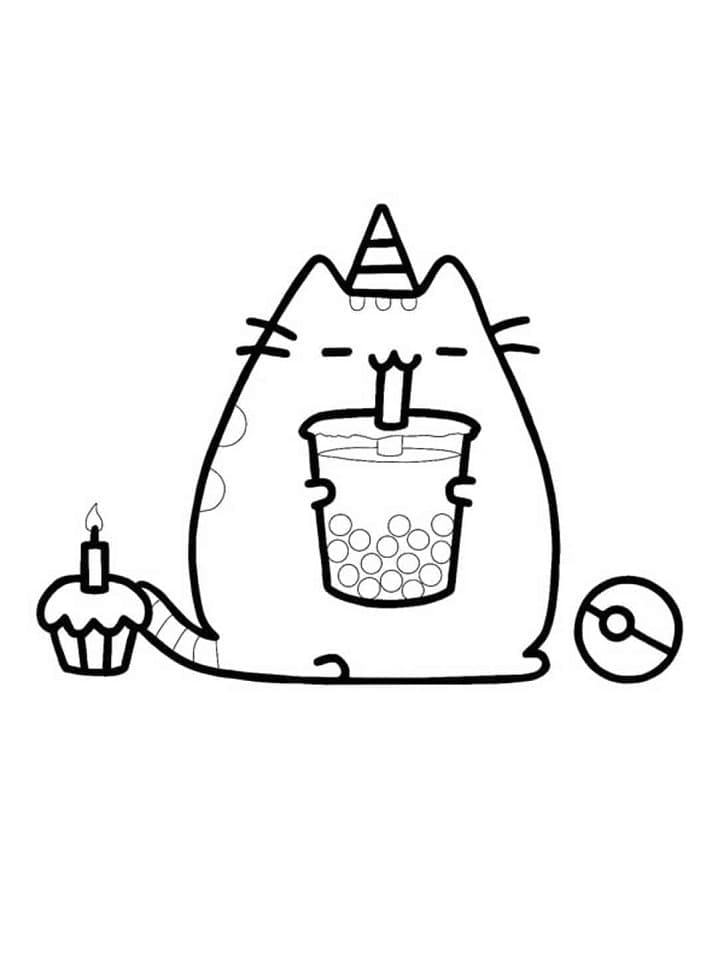 Kostenlose Pusheen ausmalbilder